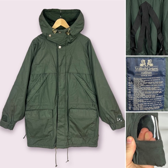 Other - Willis & Geiger Military Ripstop Utility Cargo Hooded Parka Men’s L Heavyweight
